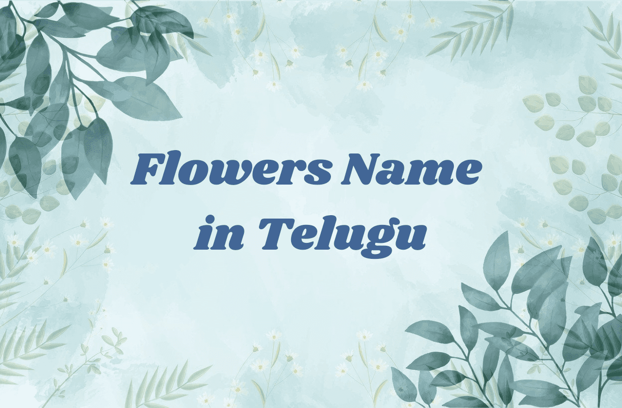 flowers name in telugu